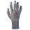JP011g Защ. перчатки из полиэстеровой пряжи c полиуретановым покр., цвет серый, размер XL (уп.12пар)